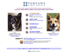 Tablet Screenshot of forpaws.org
